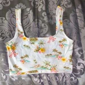 Tropical crop top